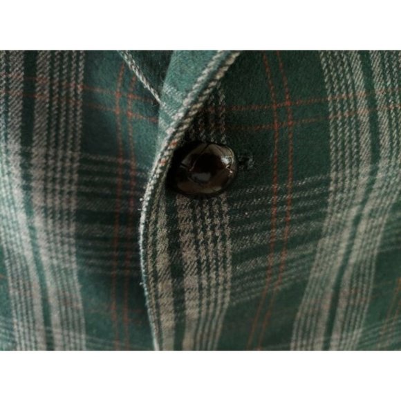 VTG BOTANY 500 Men's Green Plaid Sport Coat Jacket Size 40 Regular - Picture 2 of 11